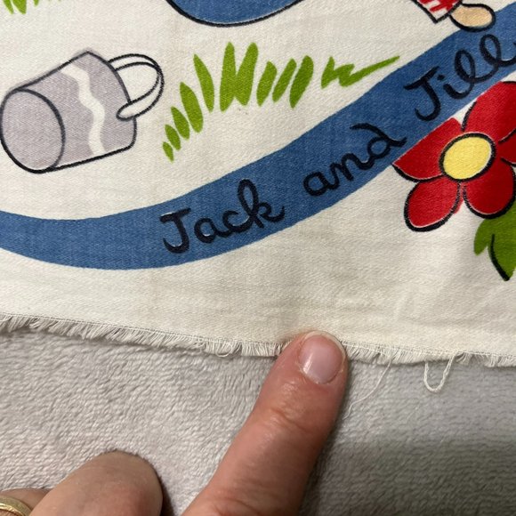 Vintage Waverly Storyteller Nursery Rhymes Cotton fabric Panel 36x 17 *READ* - Picture 7 of 16